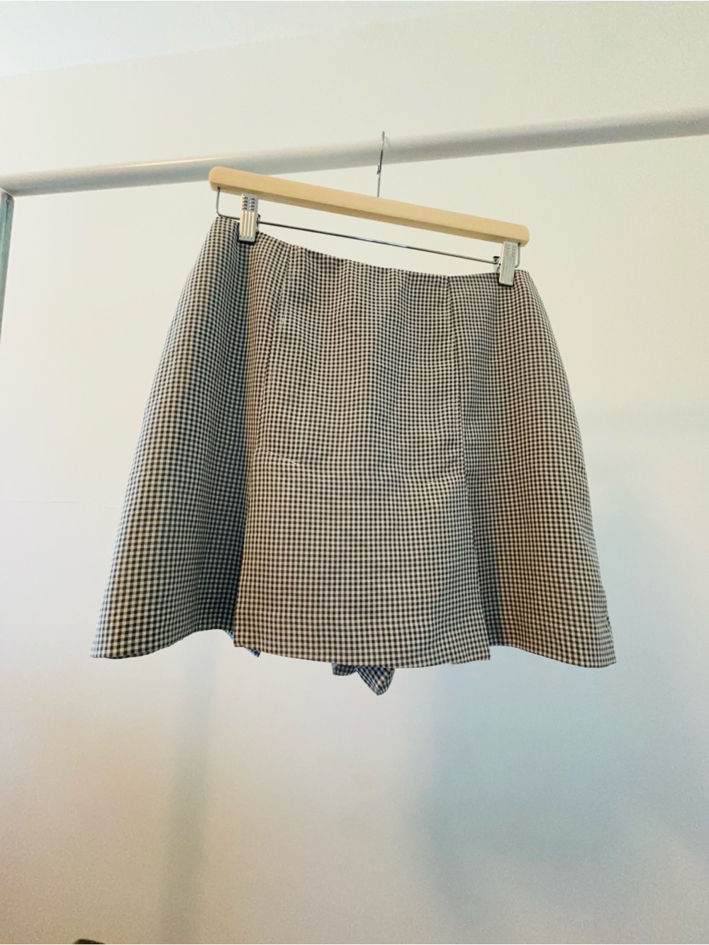 Vintage Via Milano by Tina Hagen Gingham Mini Skirt